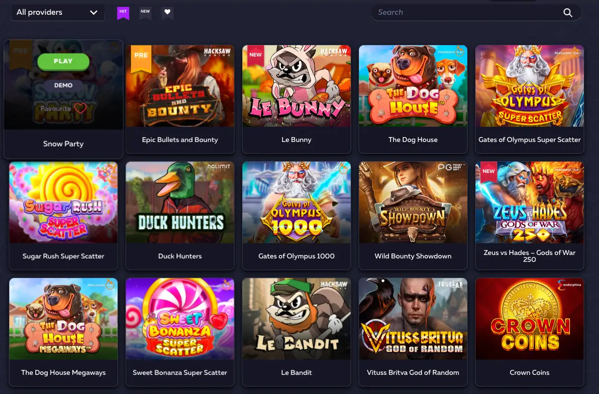 Vavada Casino – siatka popularnych slotów i lobby gier